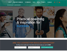 Tablet Screenshot of dominiquedennery.com